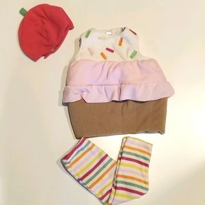 Cupcake Halloween Costume 12-24 Months